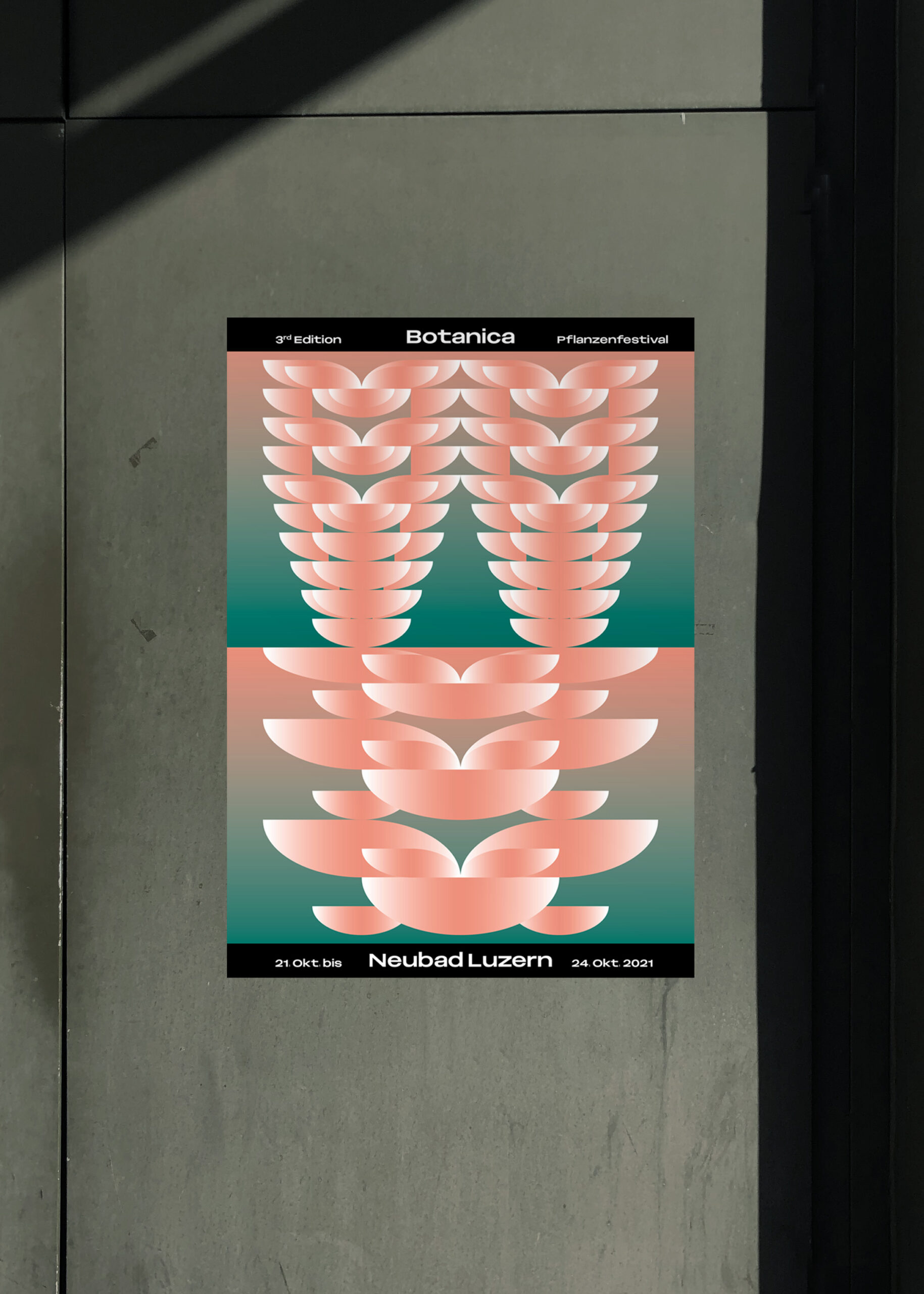 Botanica plant festival poster design